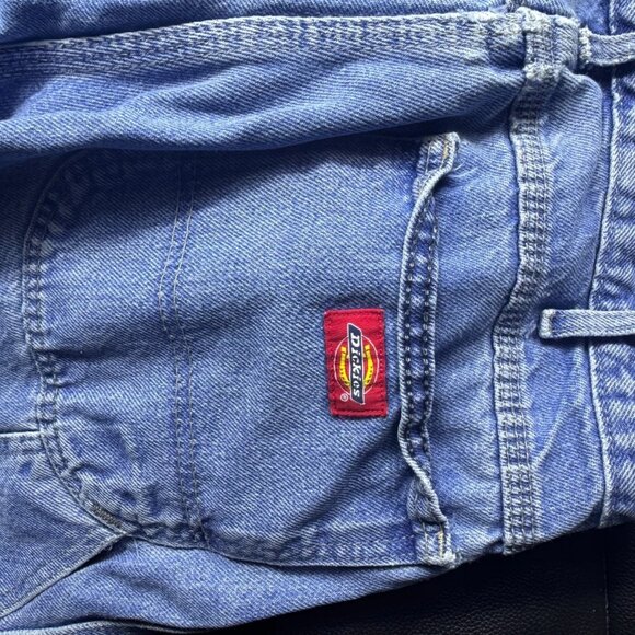 Dickies Men’s Carpenter Jeans Blue Denim Work Pants Relaxed Fit Size 33x32 - Picture 5 of 11